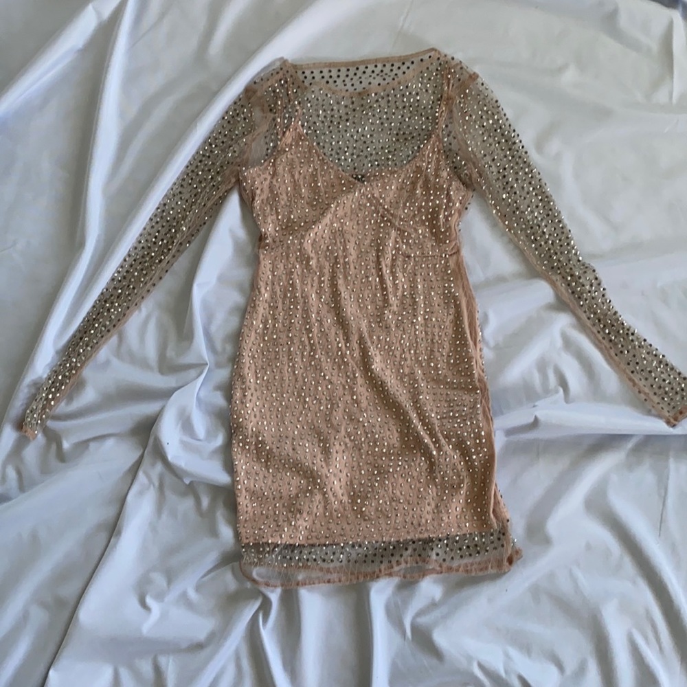 Windsor size small rhinestone mini dress